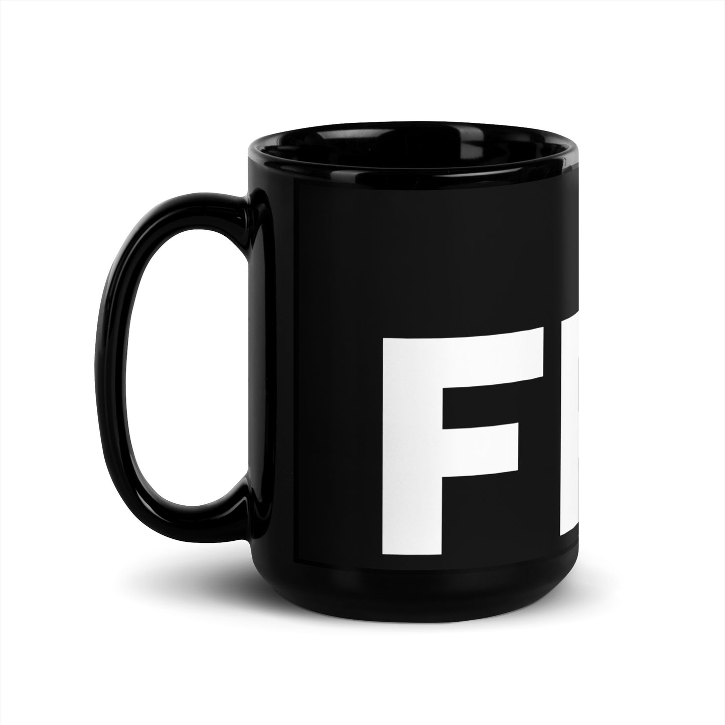 FPO Black Glossy Mug