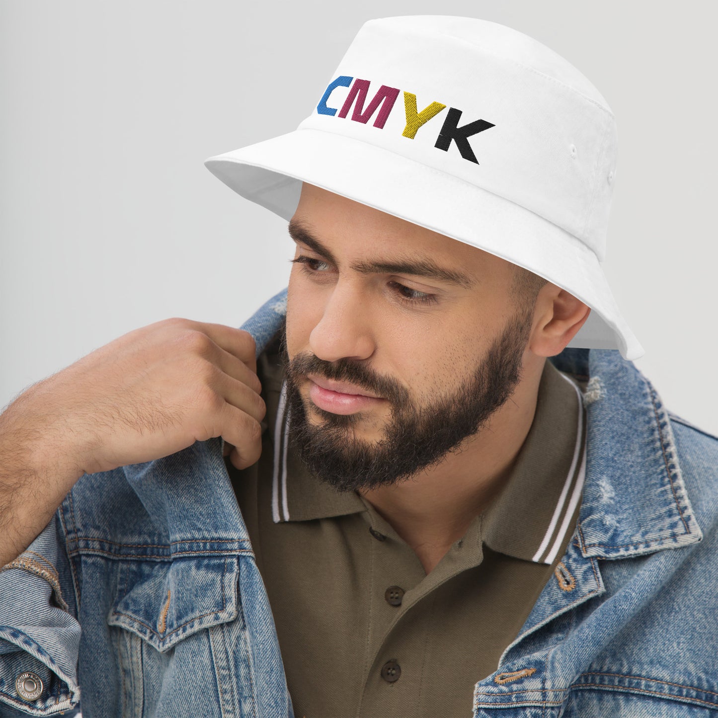 CMYK Embroidered Bucket Hat