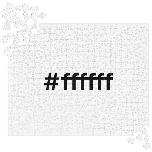 #ffffff Jigsaw puzzle