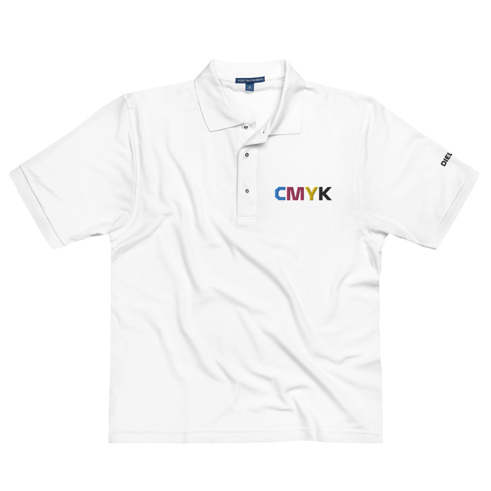 CMYK Embroidered Men's Premium Polo