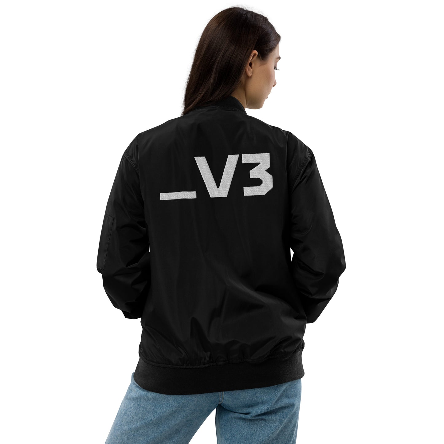 _V3 Embroidered Premium recycled bomber jacket