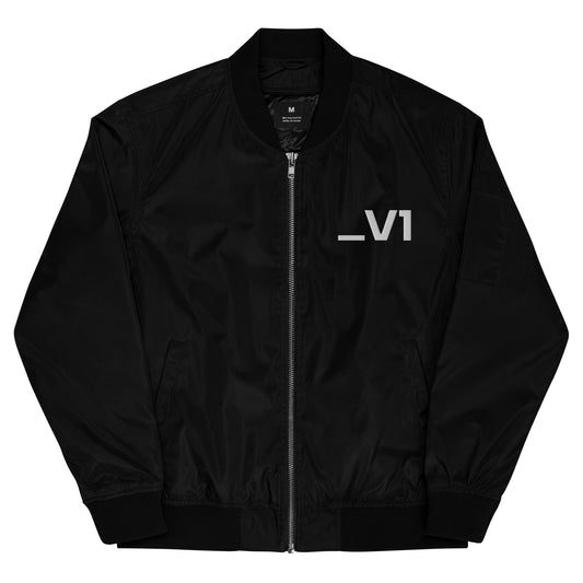 _V1 Embroidered Premium recycled bomber jacket