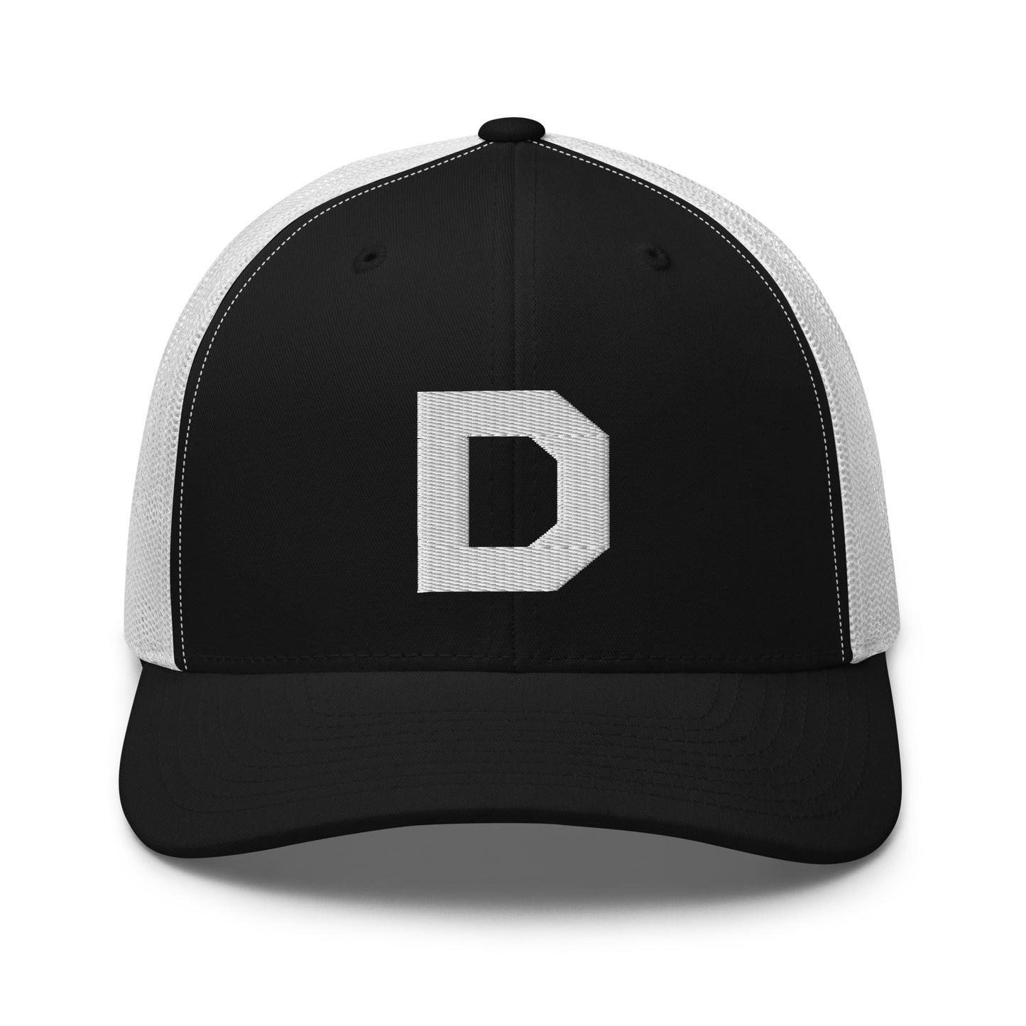 D Icon Embroidered Trucker Cap