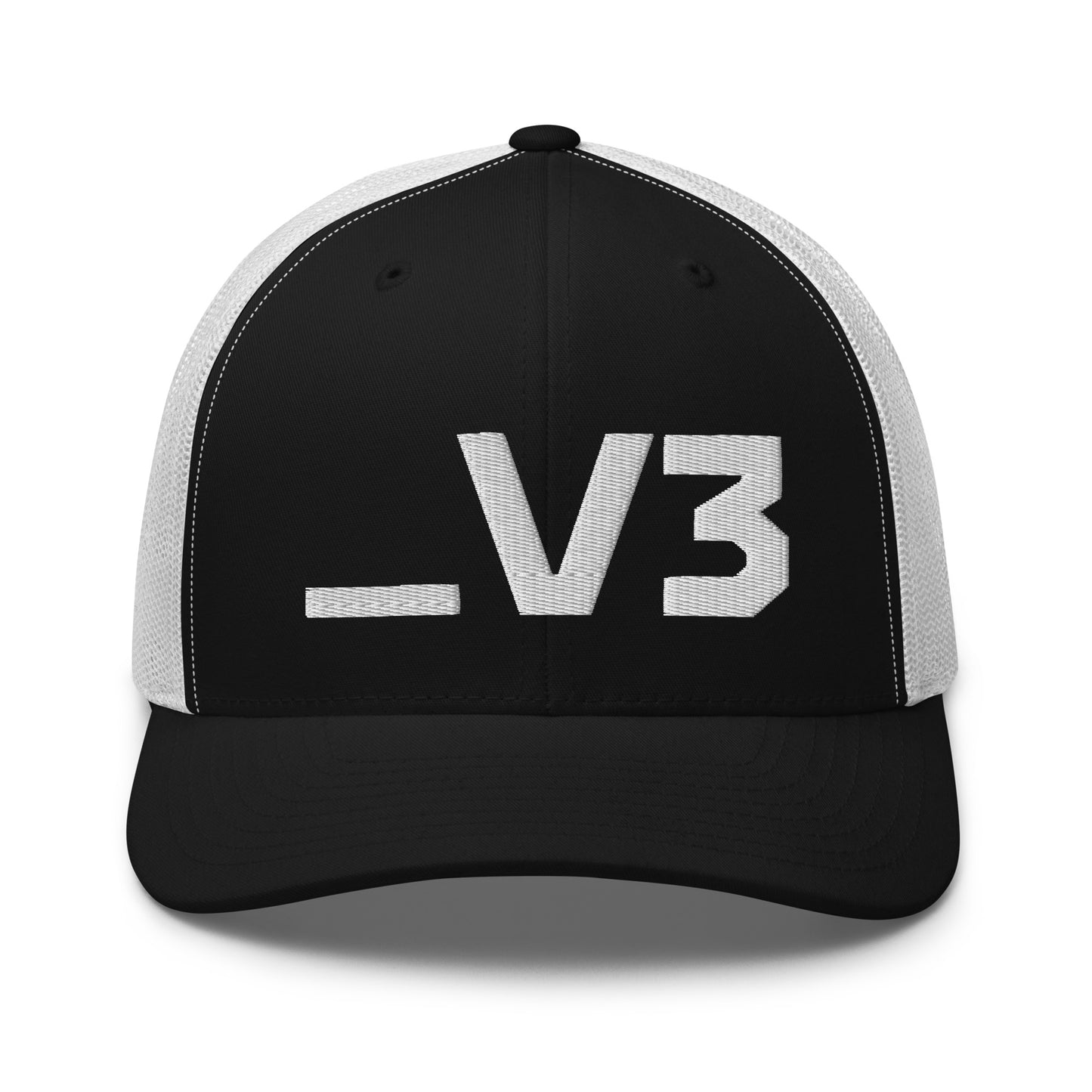 _V3 Embroidered Trucker Cap