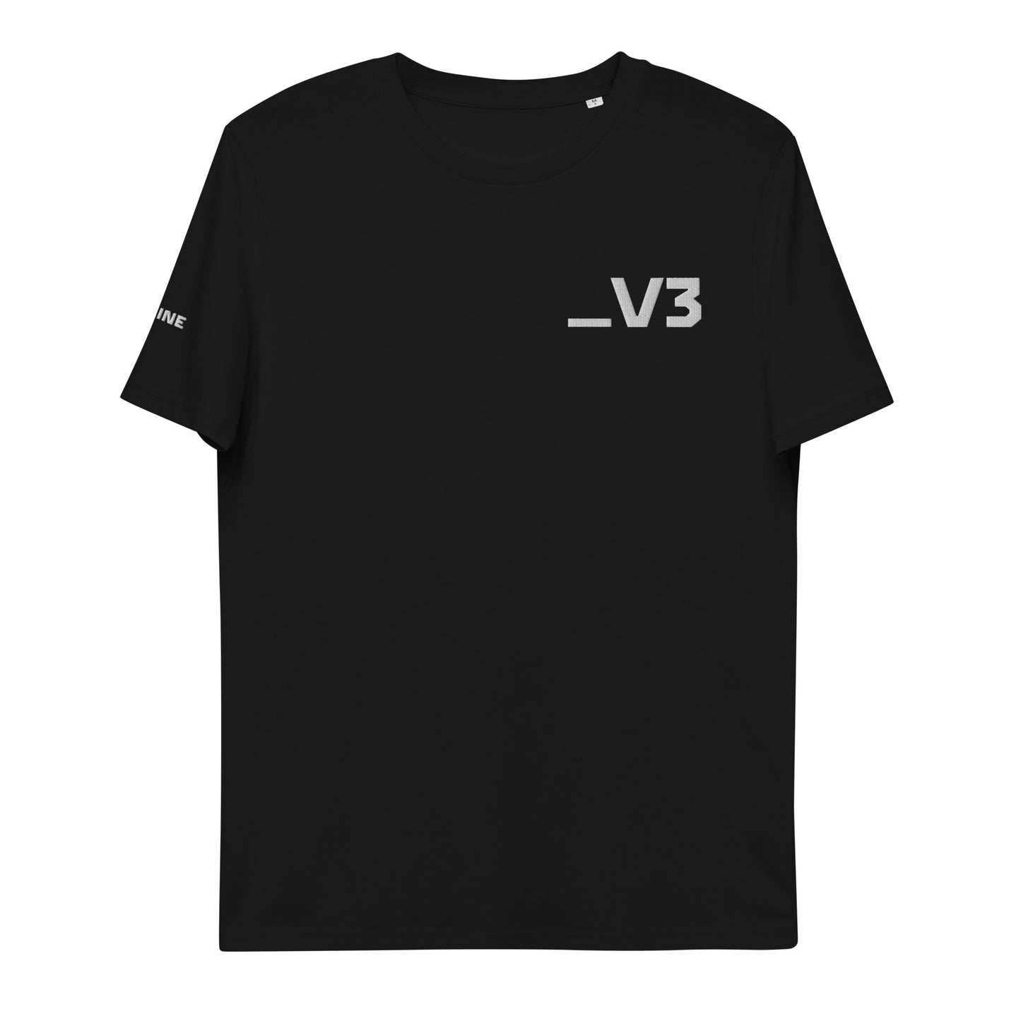 _V3 Embroidered Unisex organic cotton t-shirt
