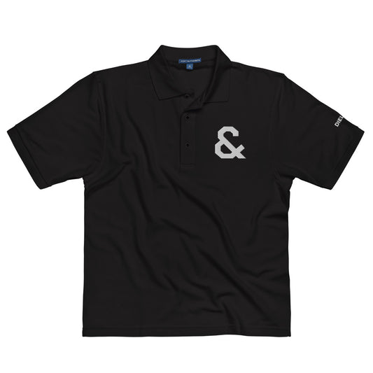 Ampersand Embroidered Men's Premium Polo