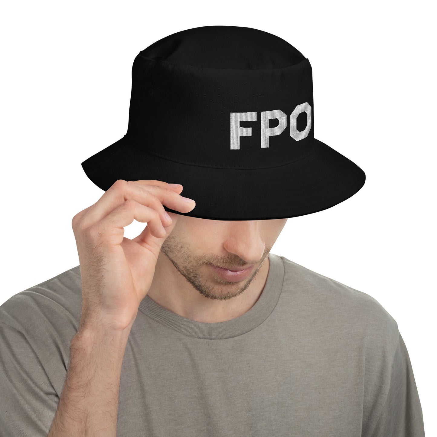FPO Embroidered Bucket Hat
