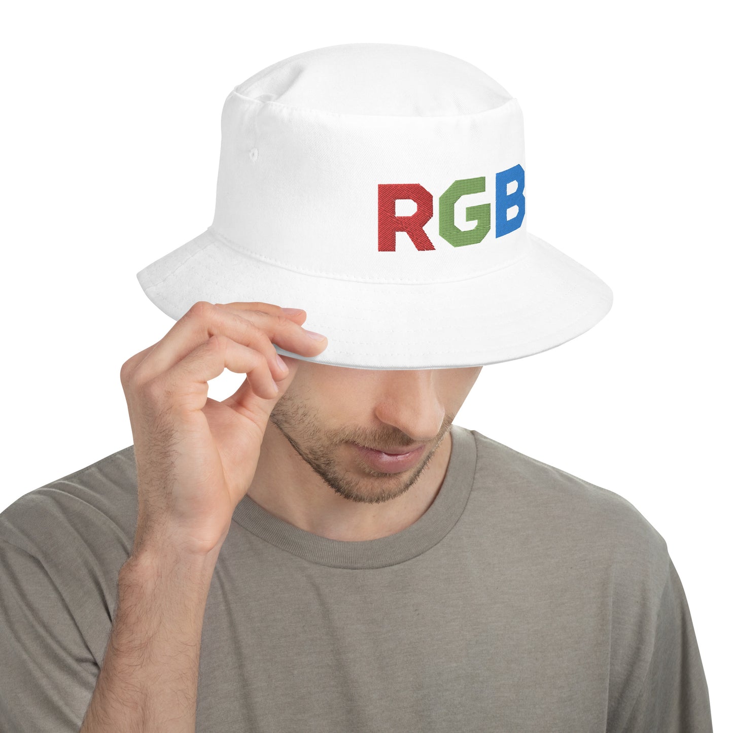 RGB Embroidered Bucket Hat