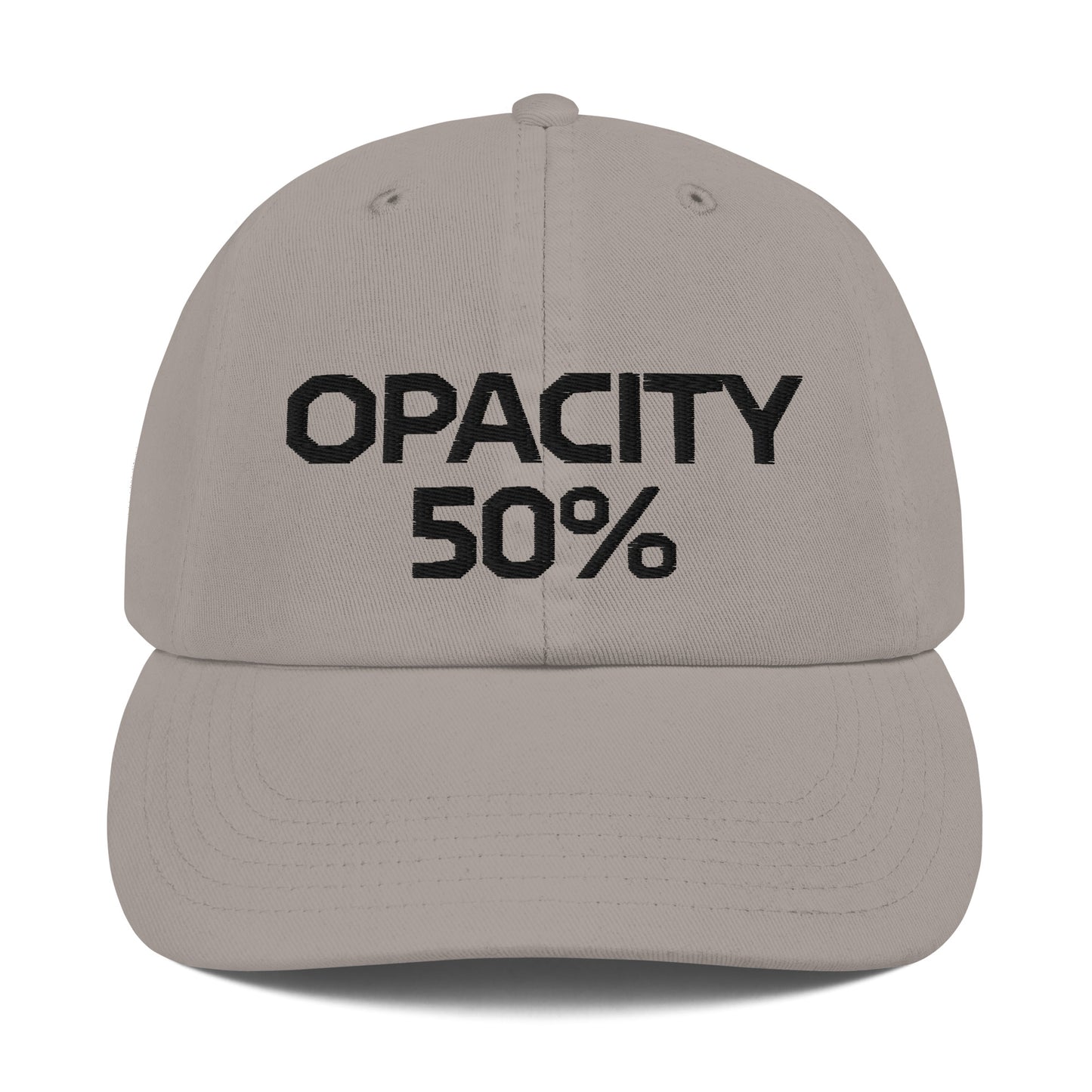 Opacity 50% Embroidered Dad Cap