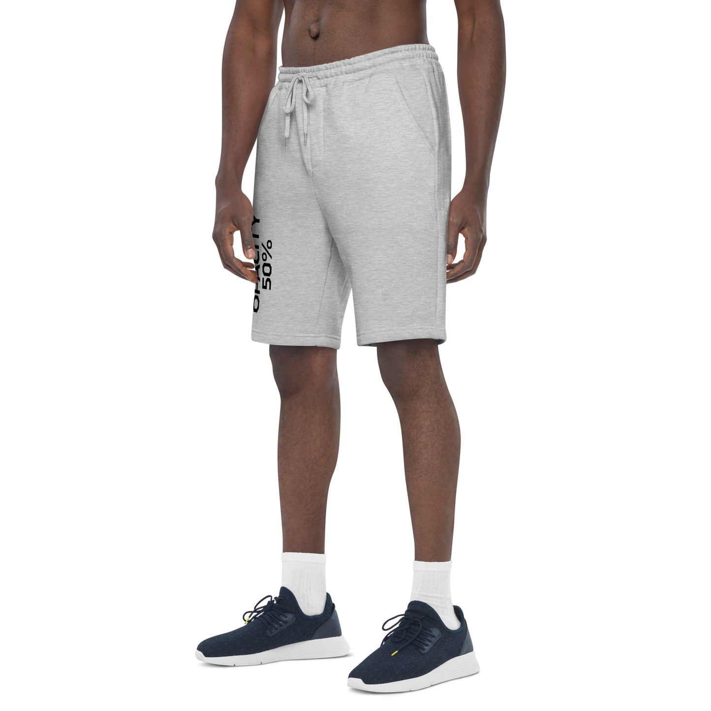 Opacity 50% Men's fleece shorts