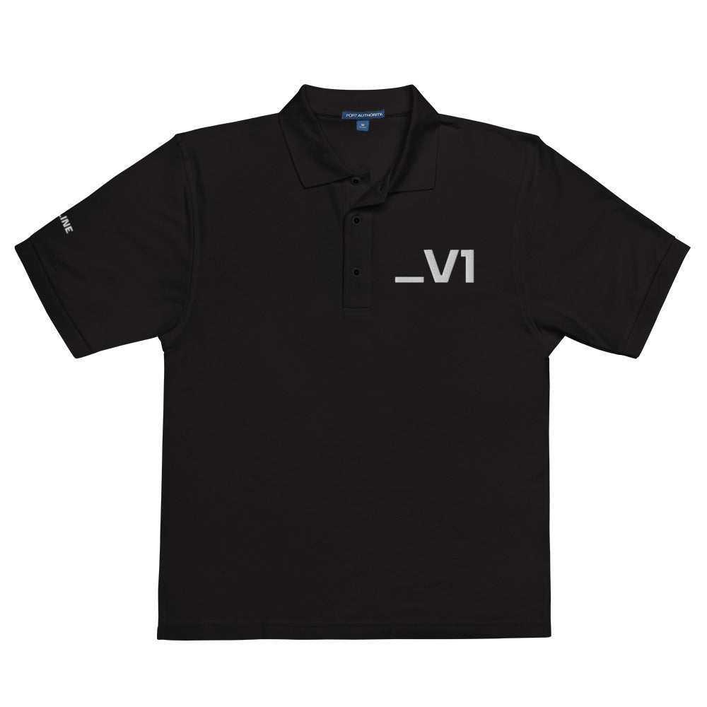 _V1 Embroidered Men's Premium Polo