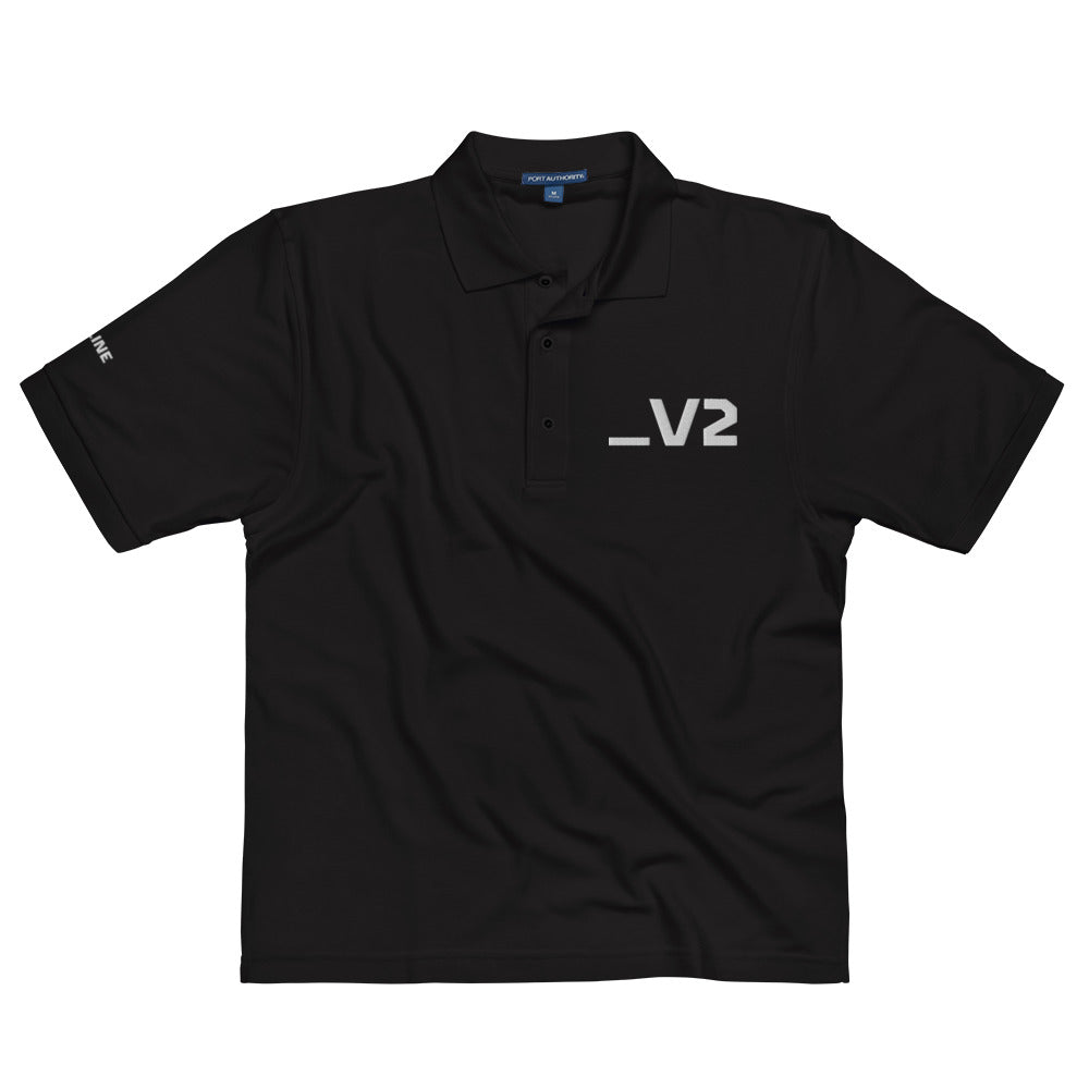 _V2 Embroidered Men's Premium Polo
