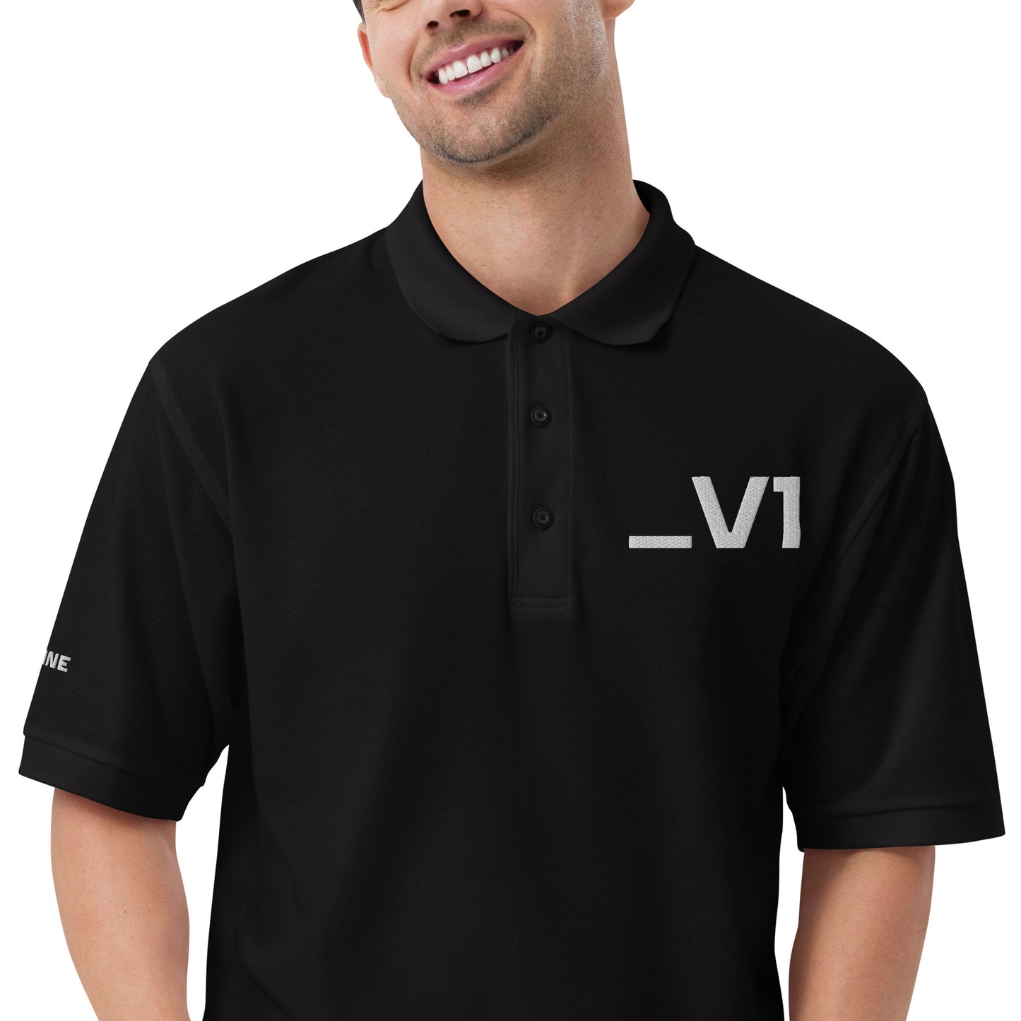 _V1 Embroidered Men's Premium Polo