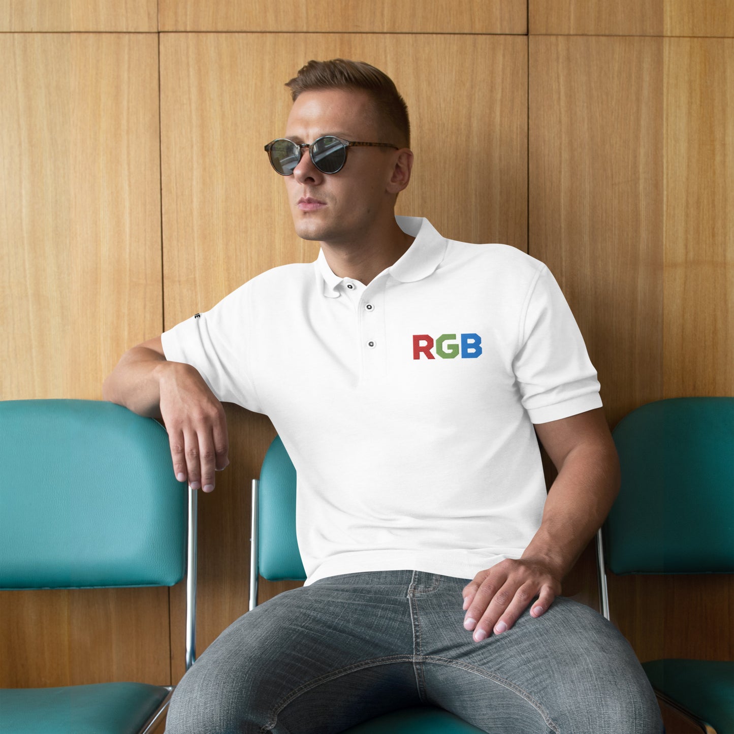 RGB Embroidered Men's Premium Polo