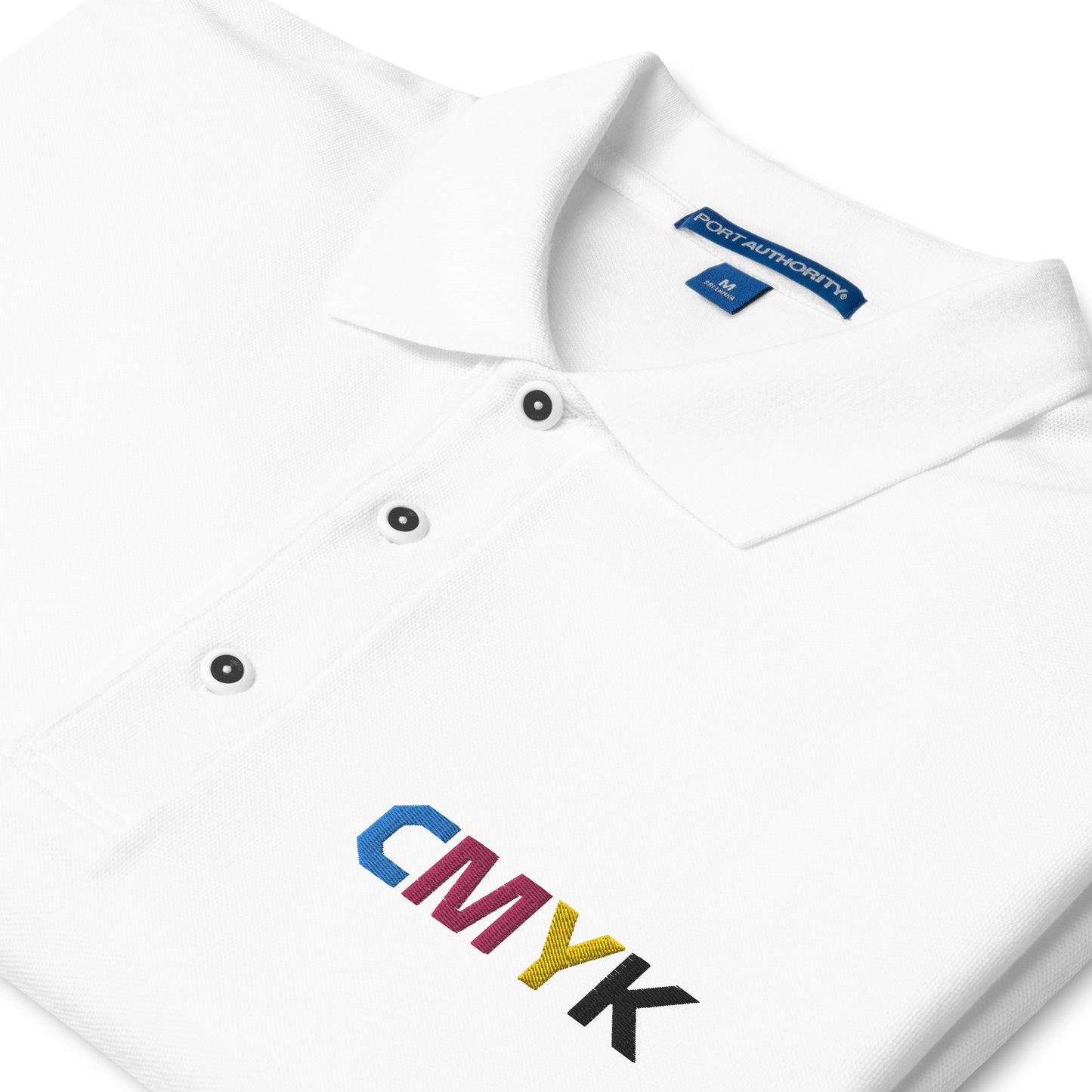 CMYK Embroidered Men's Premium Polo