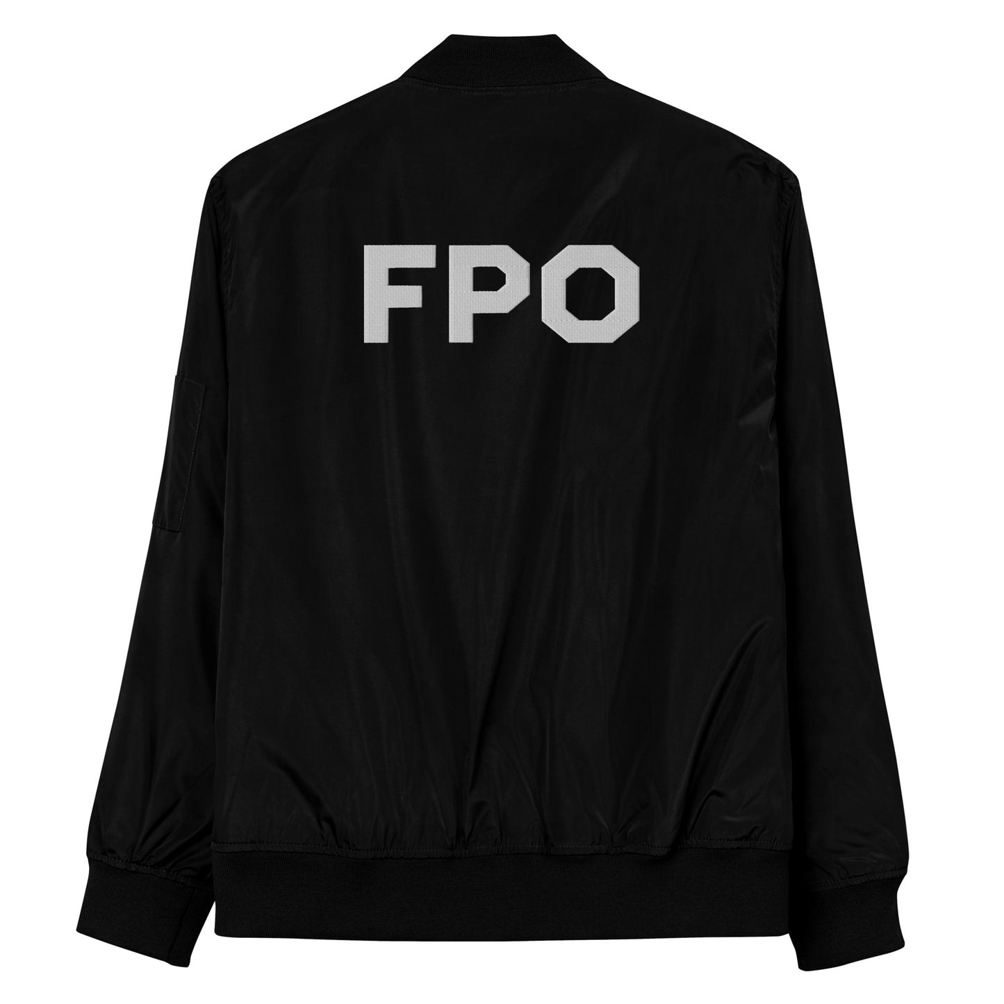 FPO Embroidered Premium recycled bomber jacket