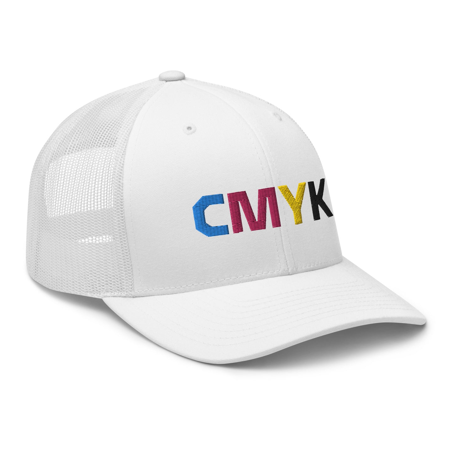 CMYK Embroidered Trucker Cap