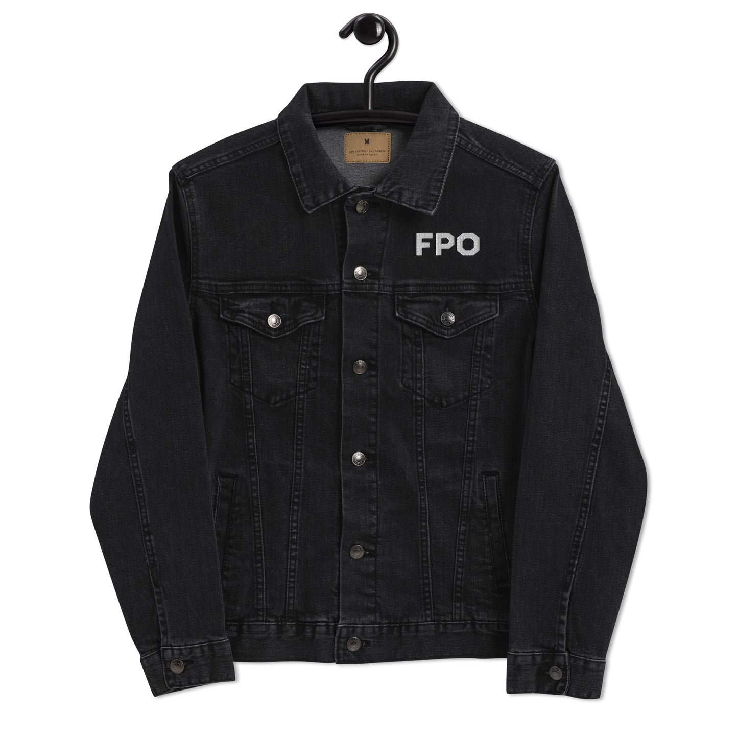 FPO Embroidered Unisex denim jacket