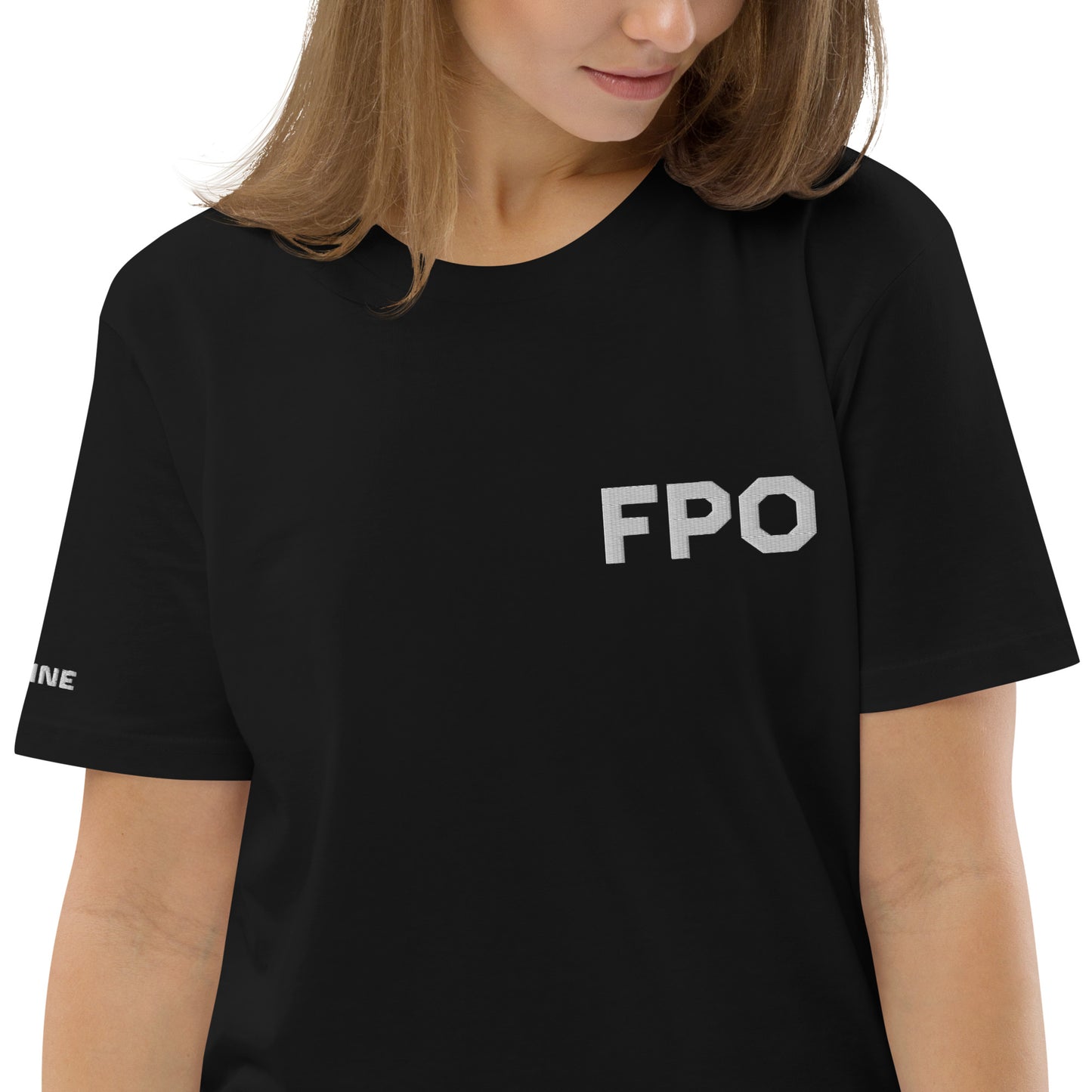 FPO Embroidered Unisex organic cotton t-shirt