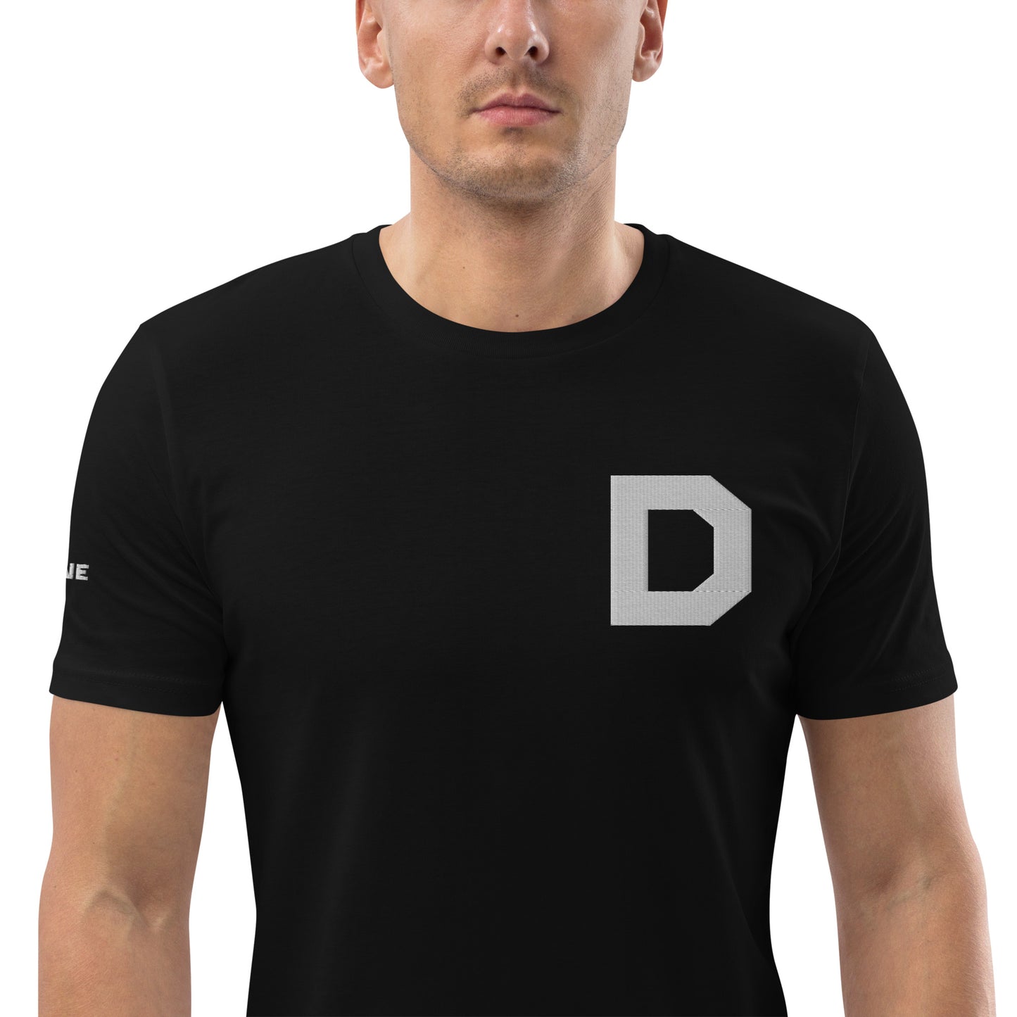 D Icon Embroidered Unisex organic cotton t-shirt