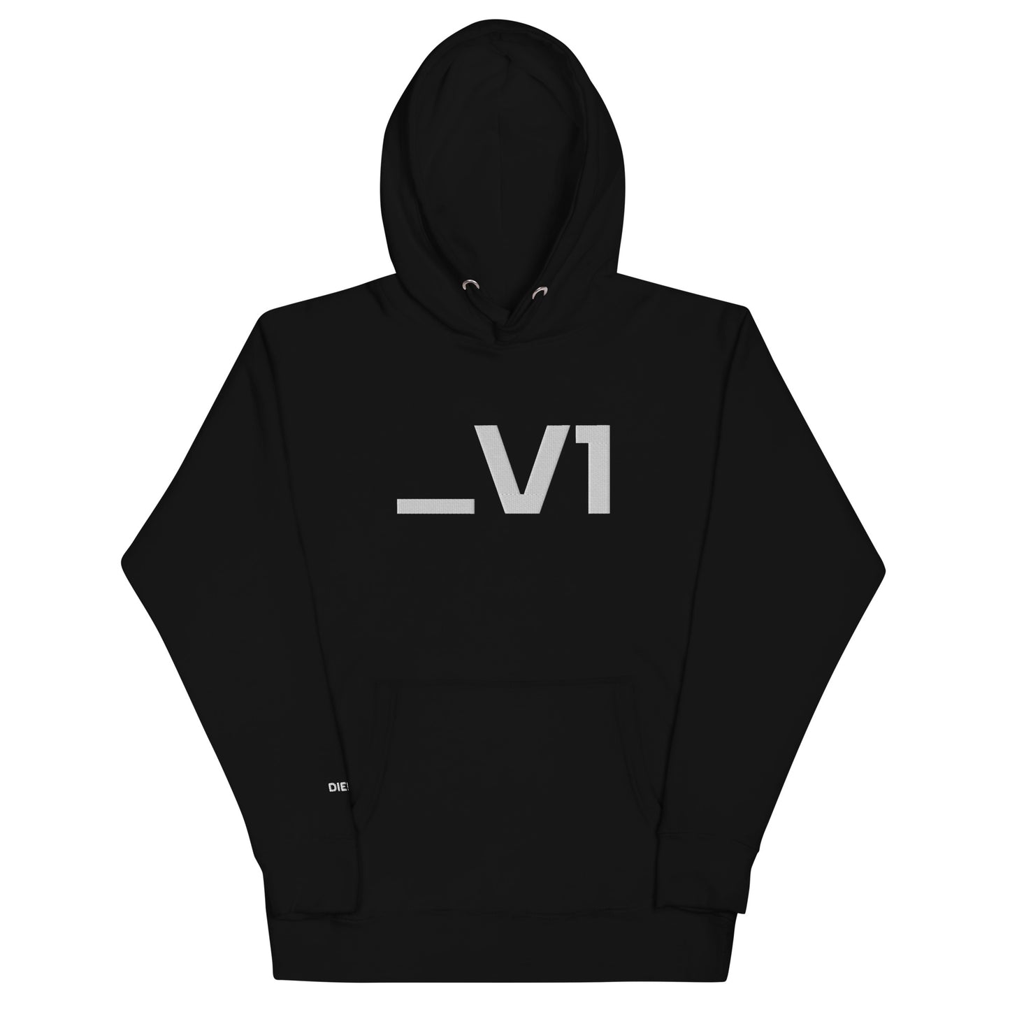 _V1 Large Embroidery Unisex Hoodie