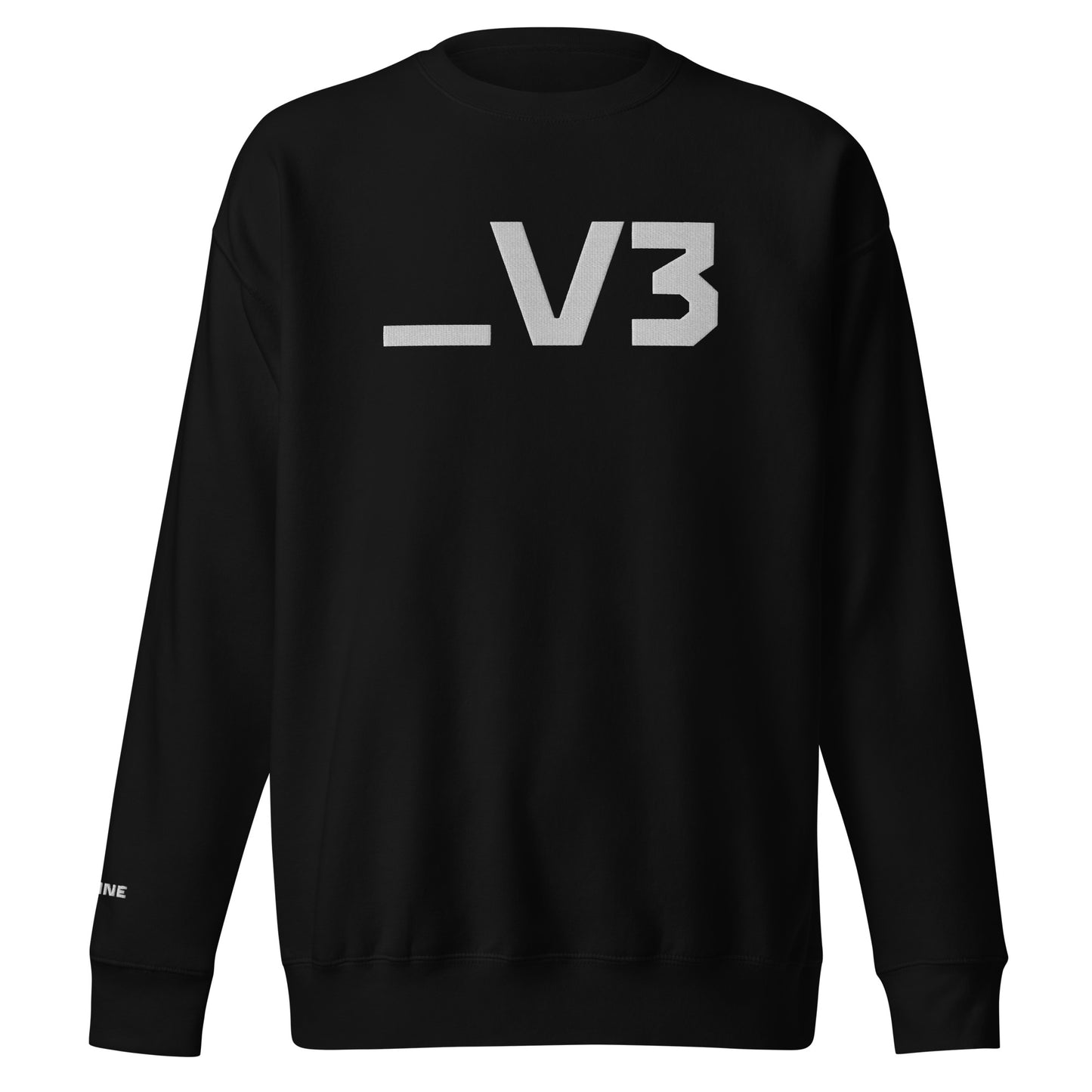 _V3 Large Embroidery Unisex Premium Sweatshirt
