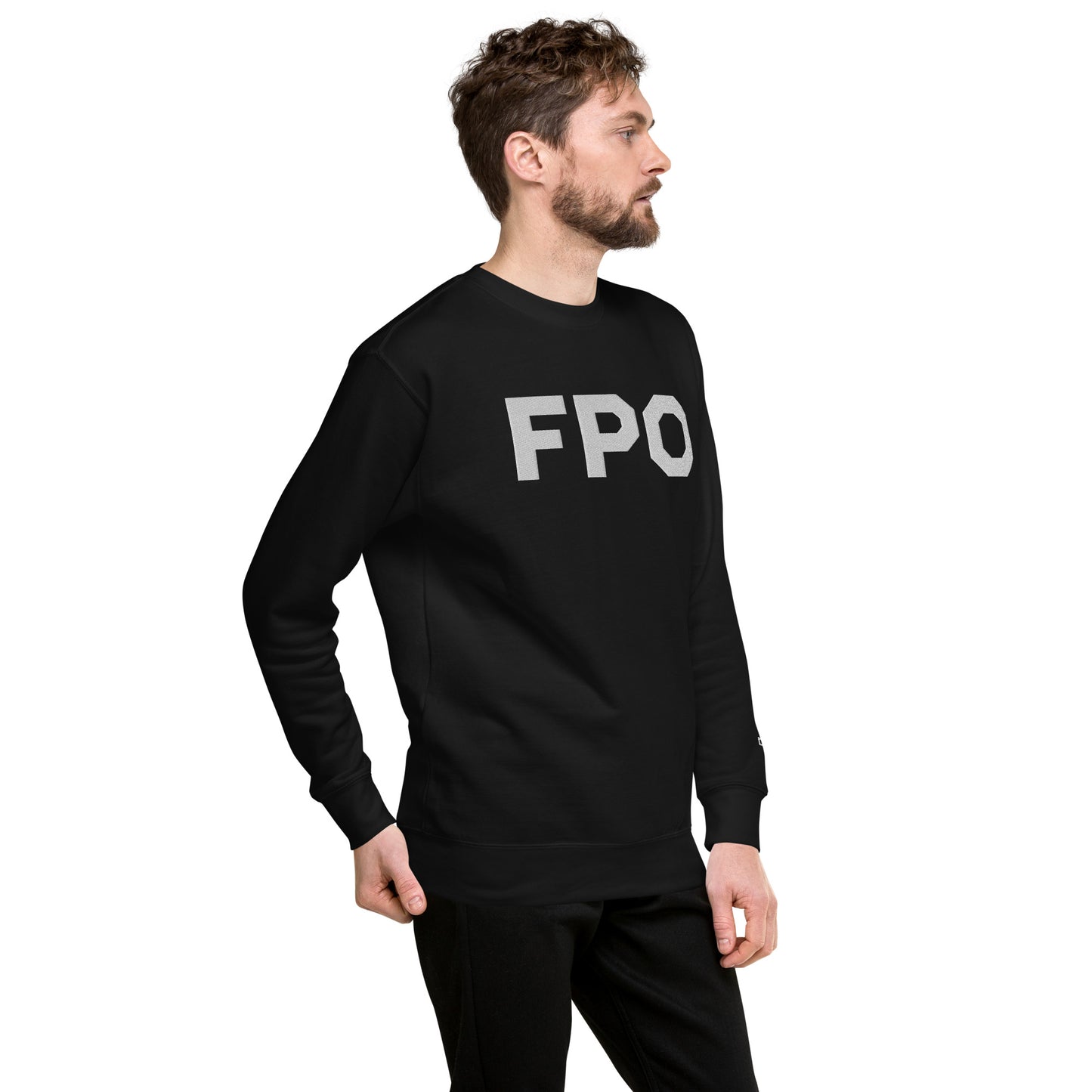 FPO Large Embroidery Unisex Premium Sweatshirt