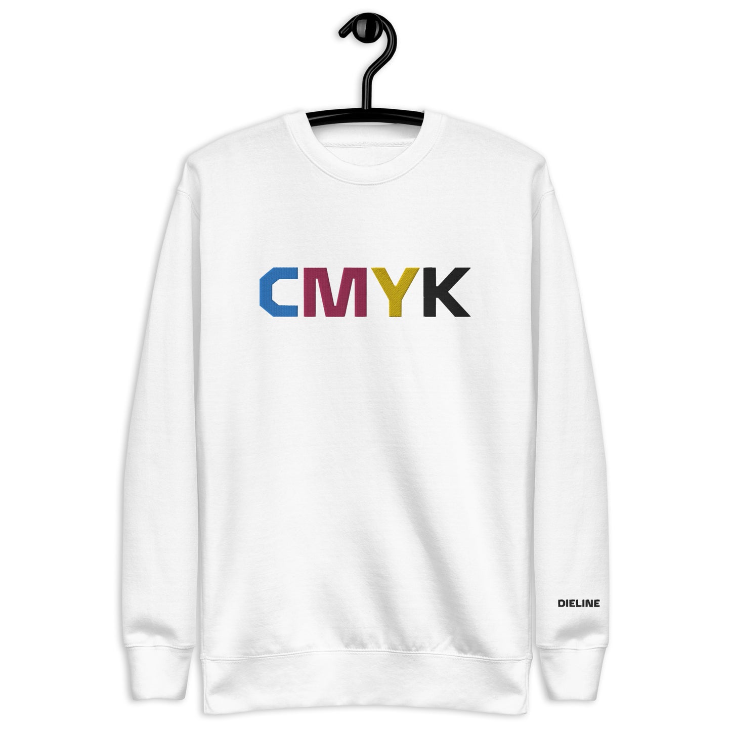 CMYK Large Embroidery Unisex Premium Sweatshirt